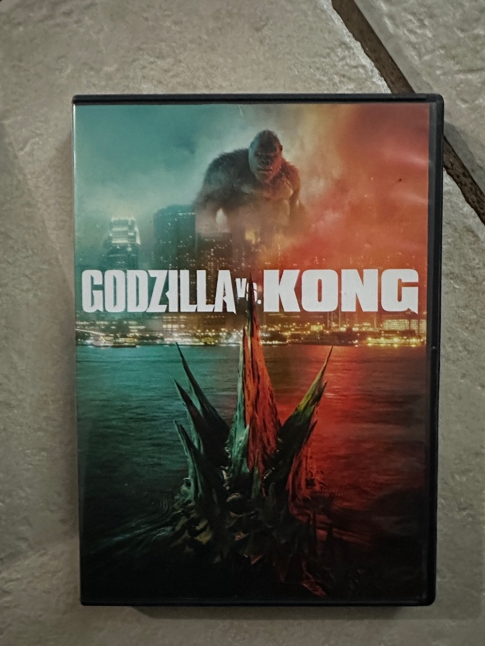 Godzilla vs. Kong DVD — Bold Teal & Orange Cover